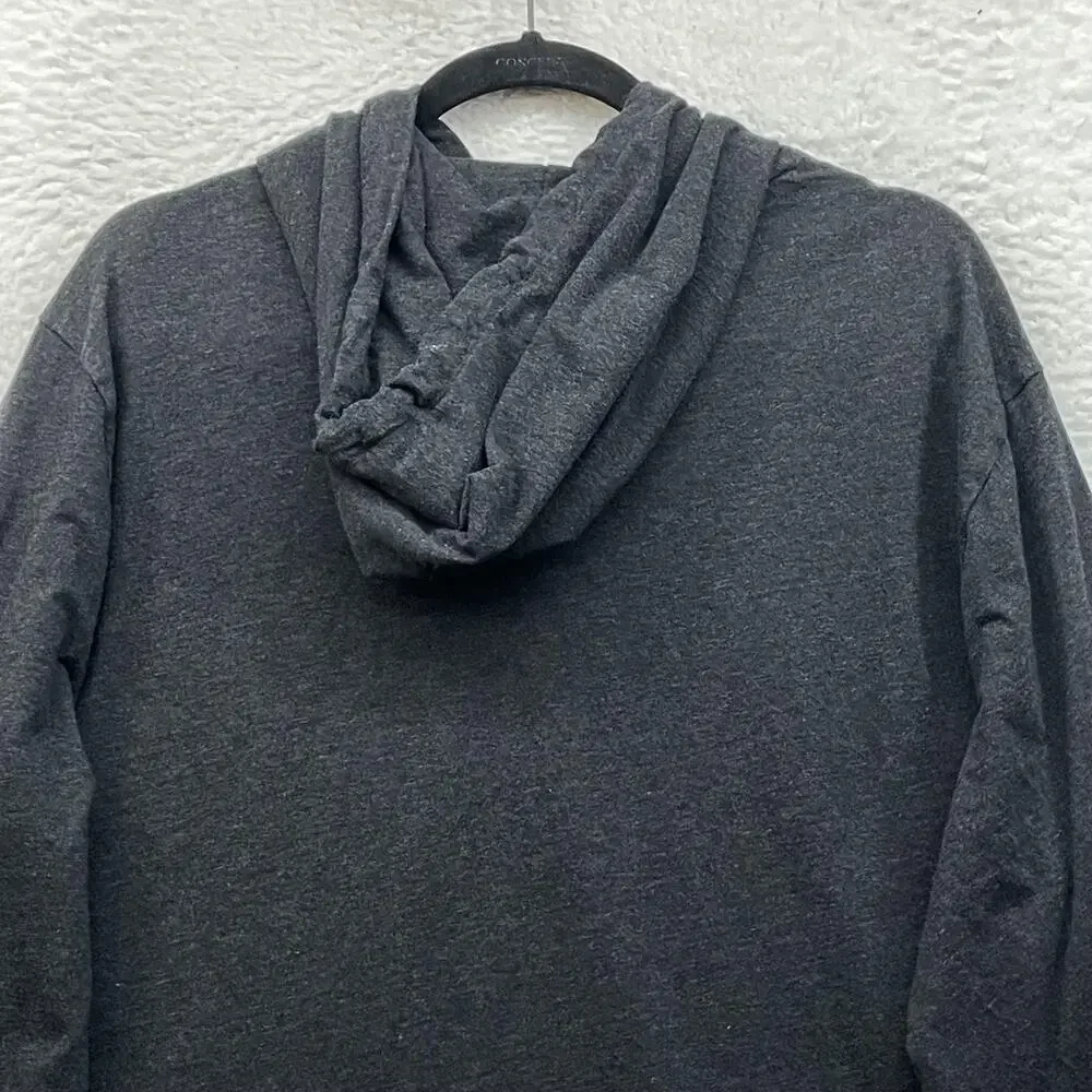 Polo Ralph Lauren Hoodie Mens 2XL Gray Jersey Lightweight Pullover Pony Logo - Picture 5 of 11